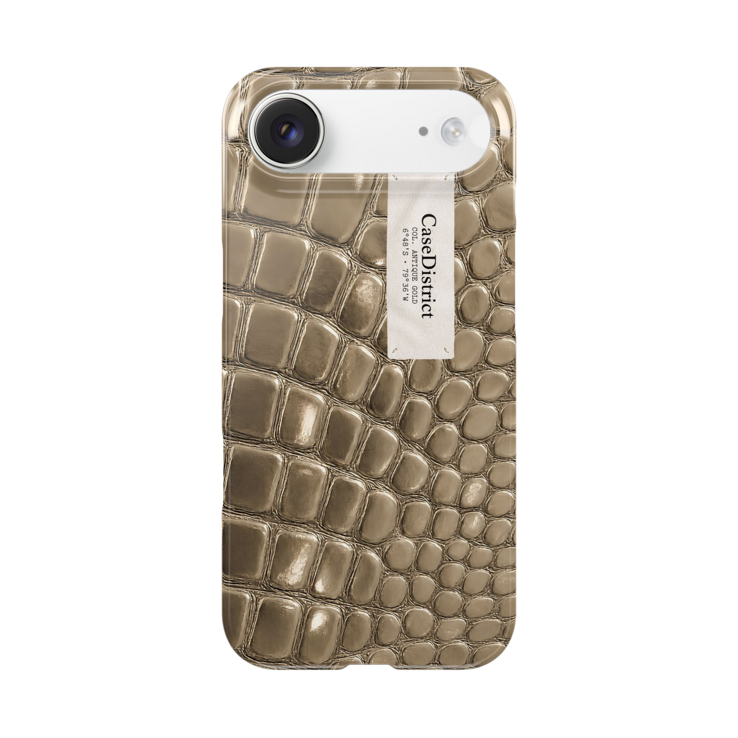 Antique Gold Croc