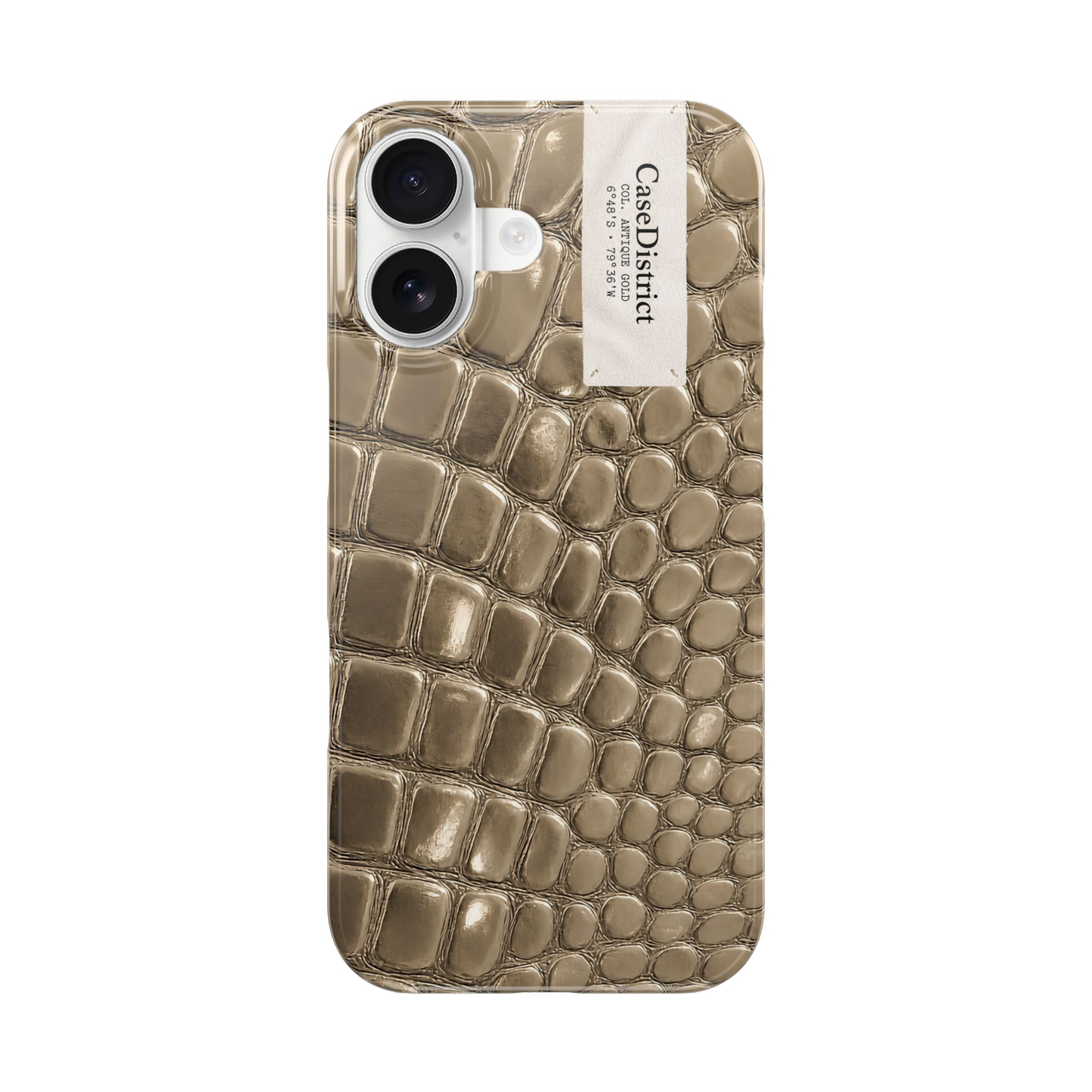Antique Gold Croc