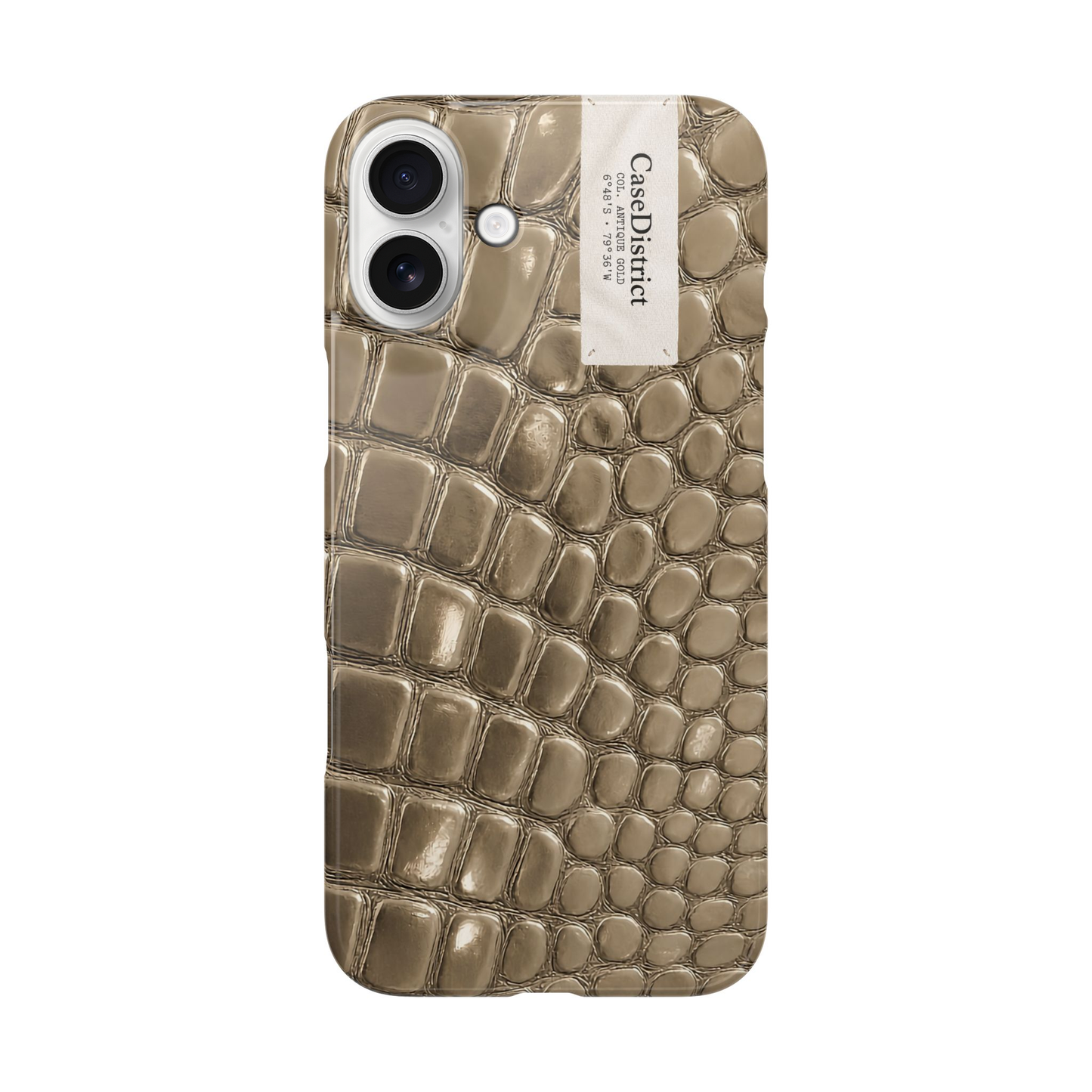Antique Gold Croc