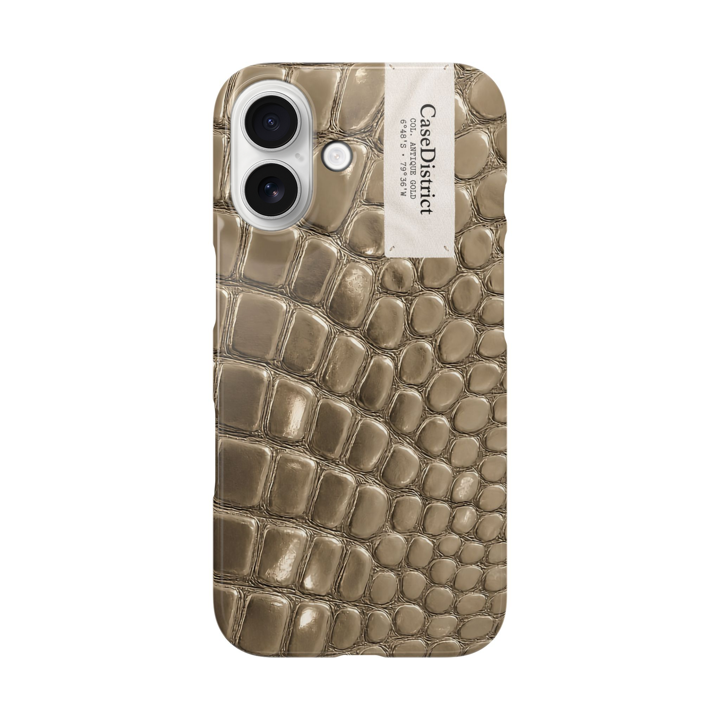 Antique Gold Croc